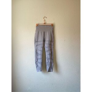 LULULEMON Wunder Under High Rise‎ Grey Tech Mesh Legging size 6